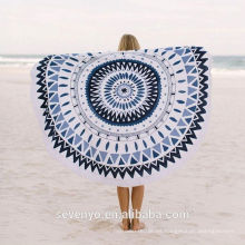 Venta caliente barato 100% algodón Australia Mandala ronda toalla de playa en Stock BT-092 al por mayor proveedor de China